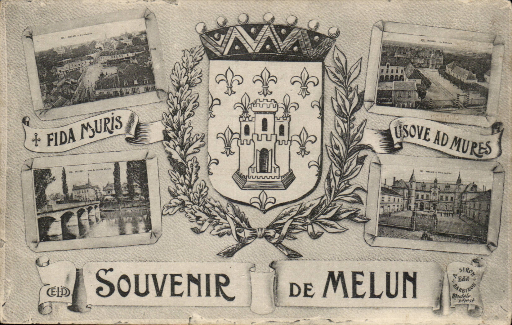 Melun - Souvenir of Melun - CPA