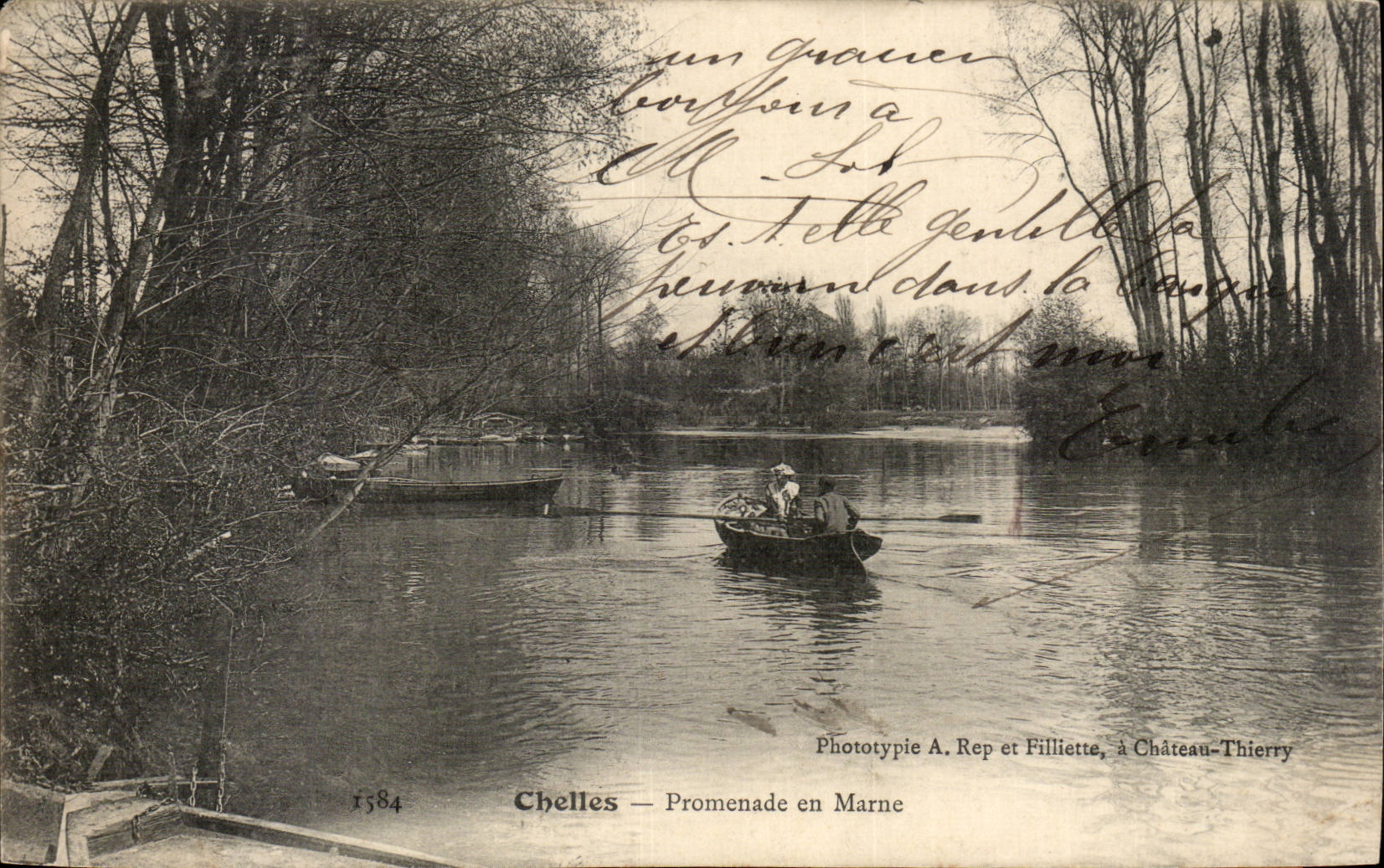 Chelles - Walk in the Marne - CPA