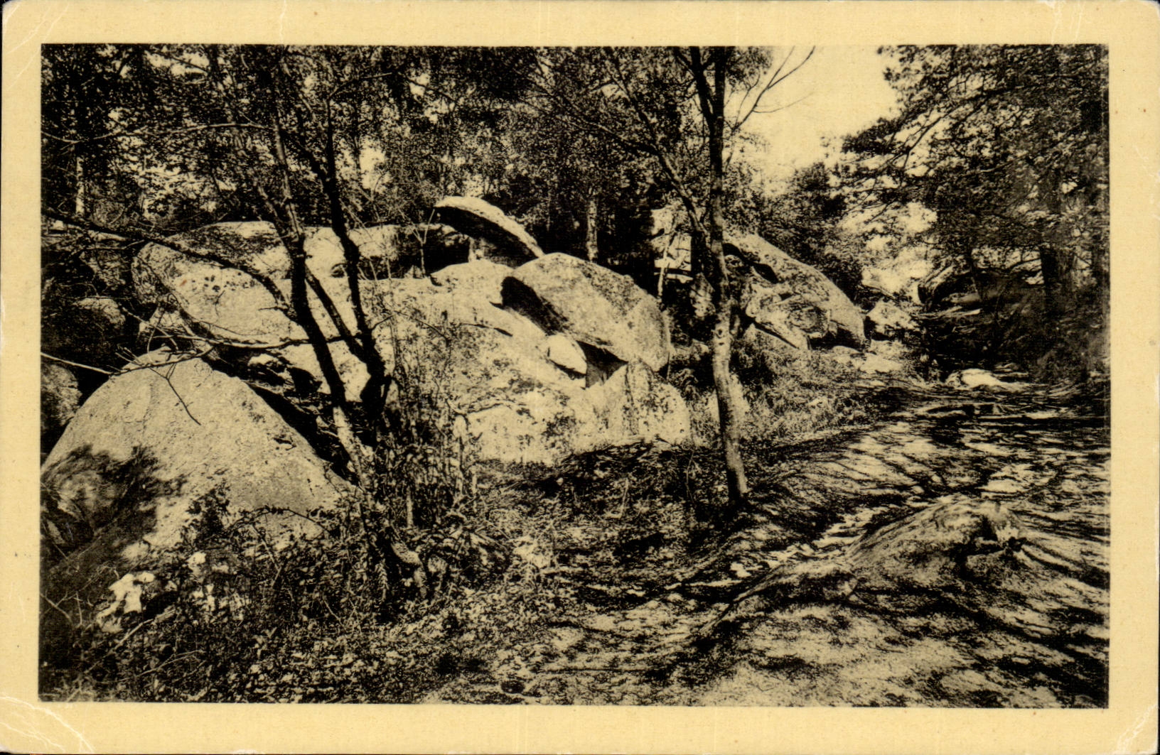 Fontainebleau - the Drill - Falls of Franchart - CPA