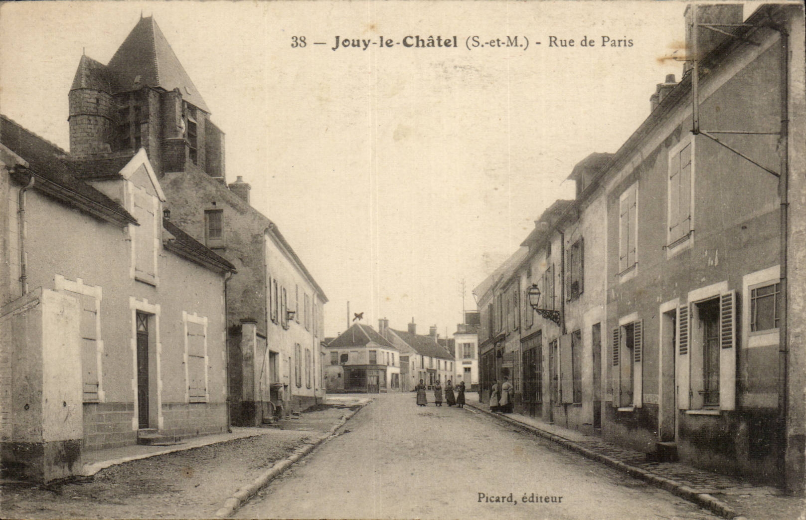 Jouy the Country cottage - Street of Paris - CPA