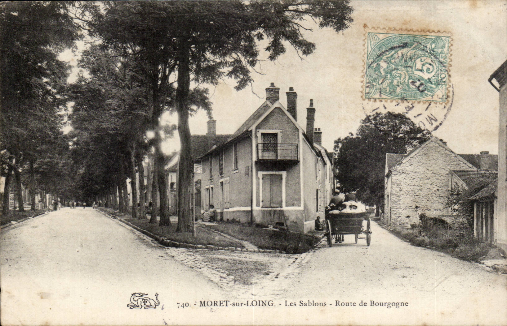 Moret sur Loing CPA Les Sablons Route de Bourgogne