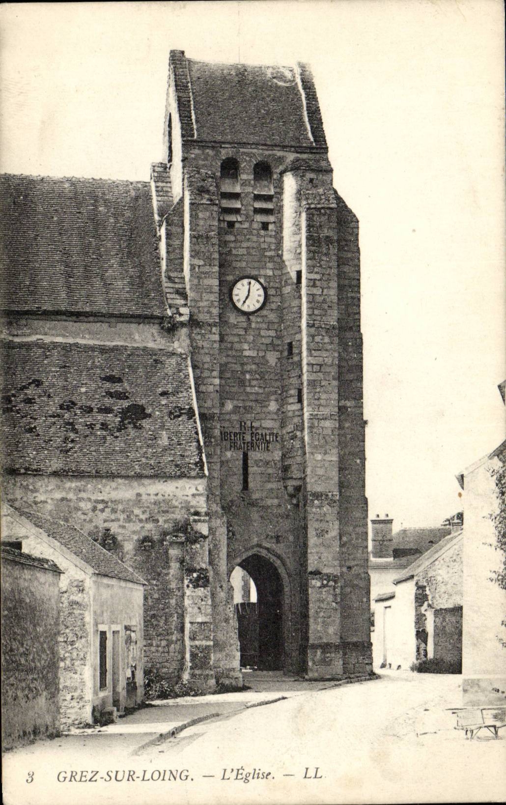 Grez on Loing CPA the church