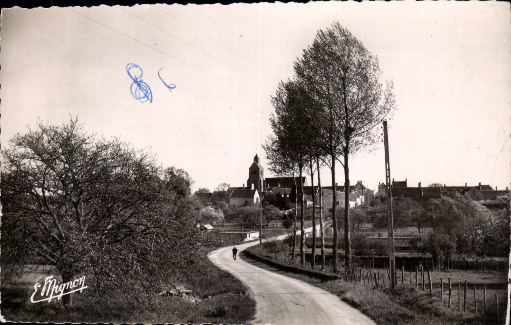 Choisy in Brie MODERN CARD Road of Saint Simeon