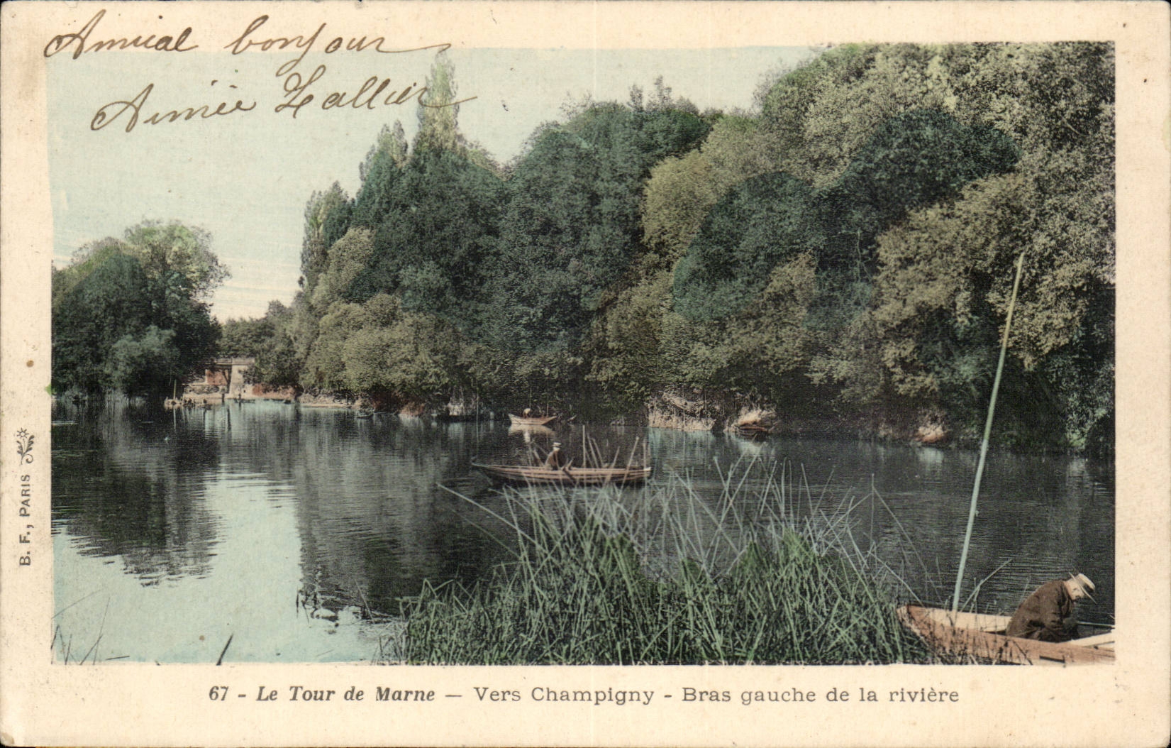 The Tower of the CPa Marne Towards left Champigny Arm of the river