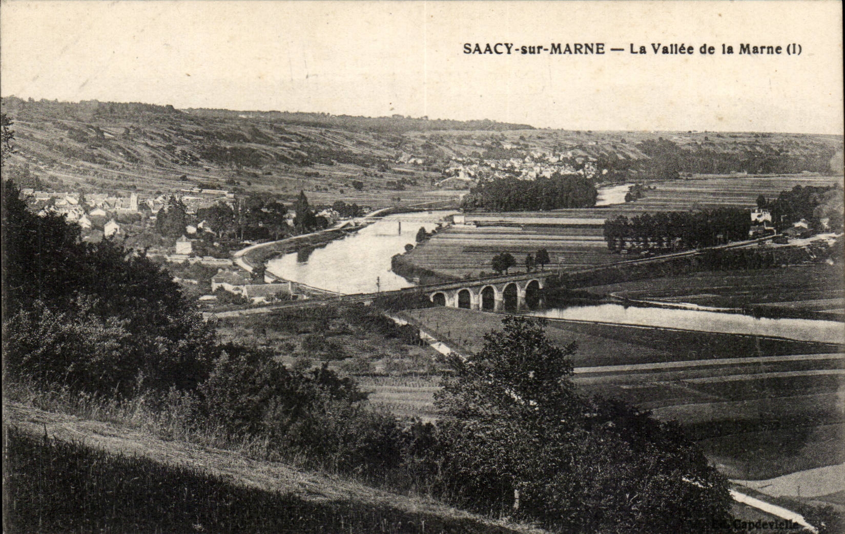 Saacy on marl CPA the valley of the Marne