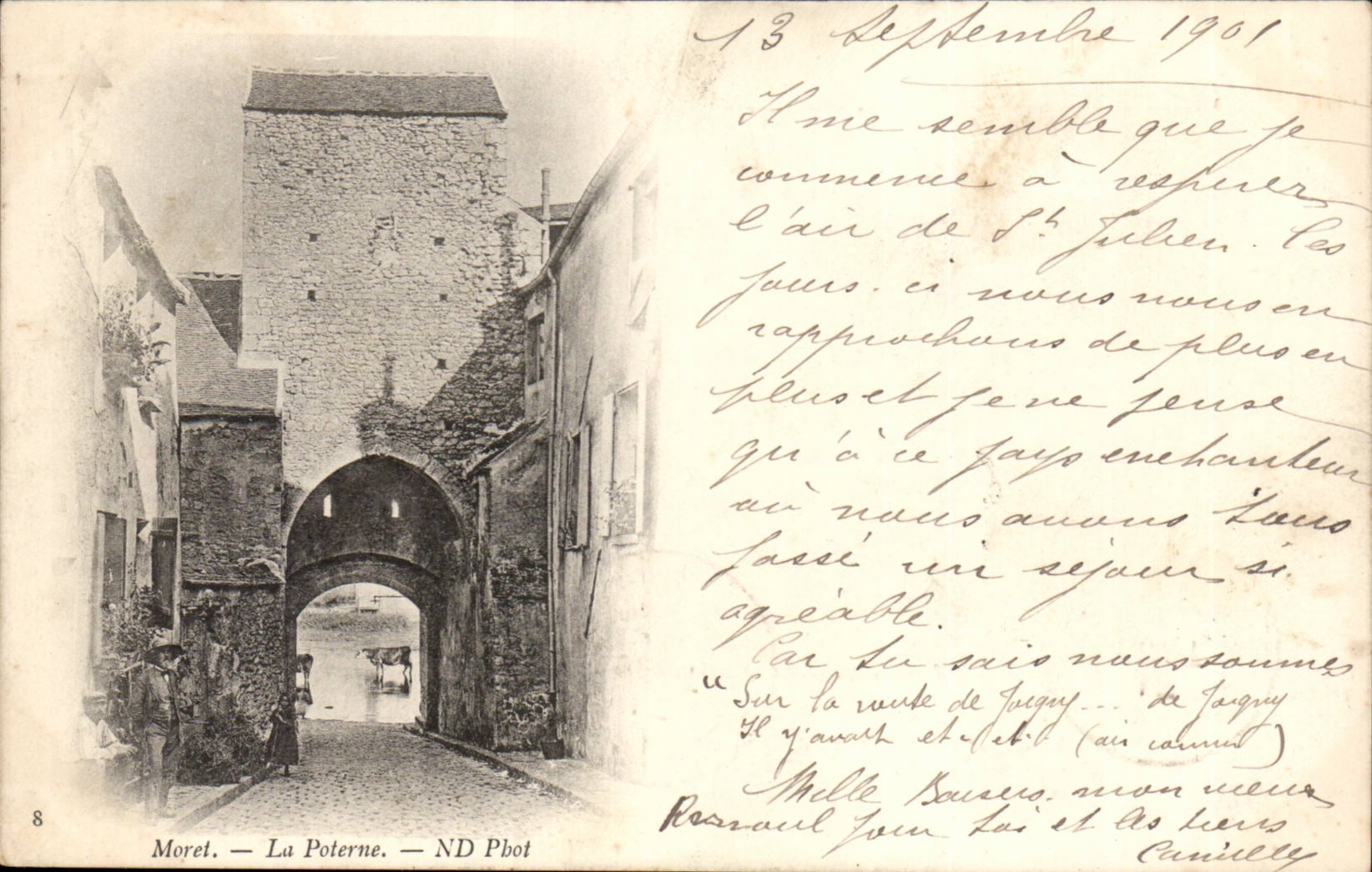 Moret - La Poterne- CPA 