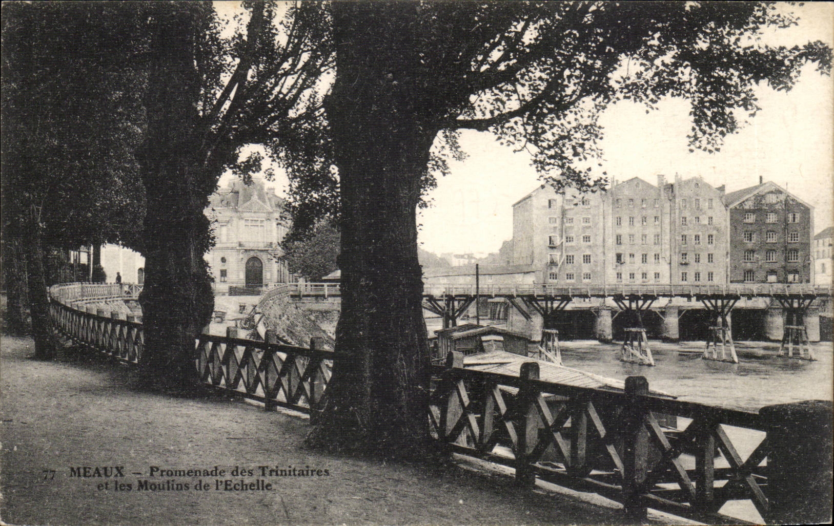 Meaux - Weg von Trinitaires und Moulins der Skala - CPA