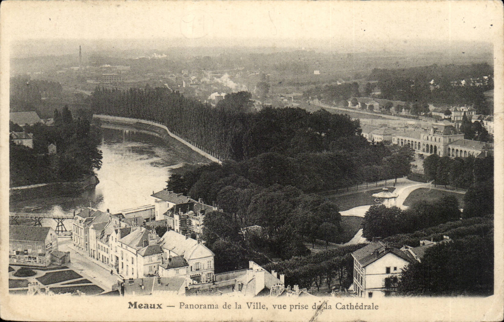 Meaux - Panorama of Cheap seen from of the Cathedral - - CPA