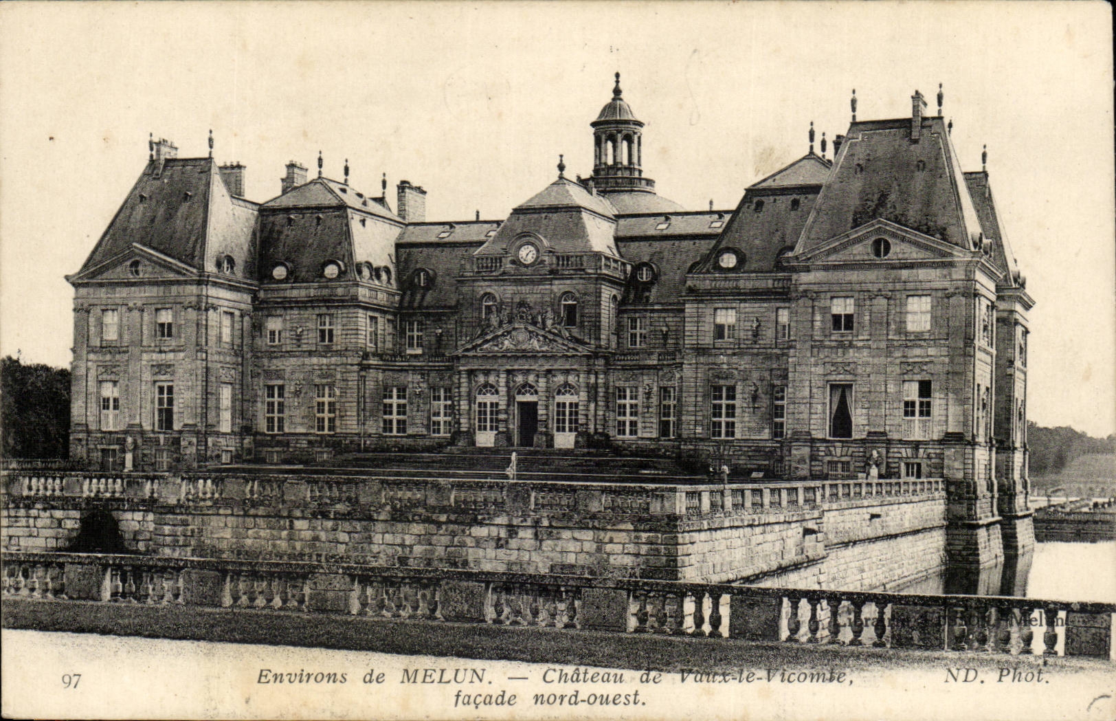 Melun - Schloss von Vicointe westliche Nordfront wert sein - CPA