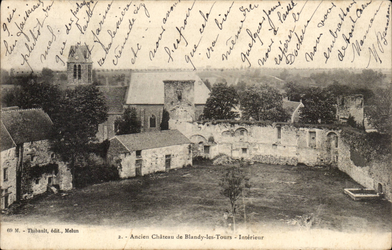 Blandy Tours - Old Interior Castle - CPA