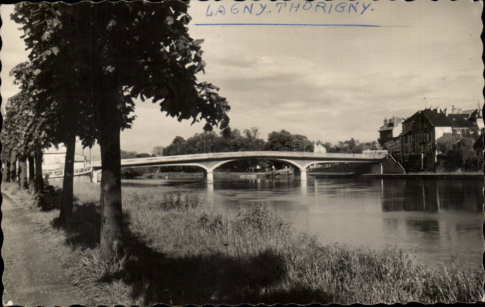 Lagny - Thorigny - the Bridge seen of Walks CPA