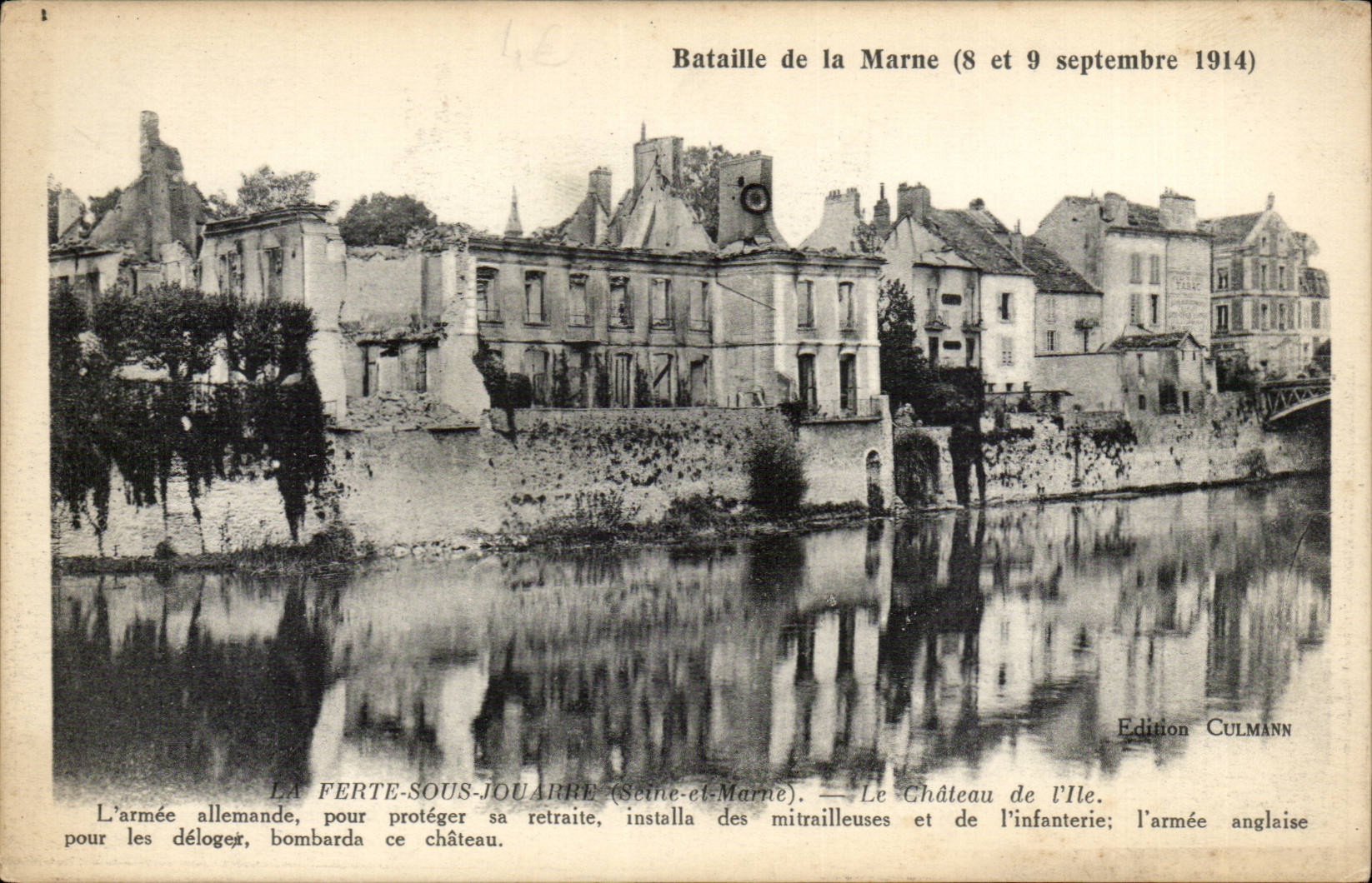 Ferte under Jouarre CPA the castle of the island