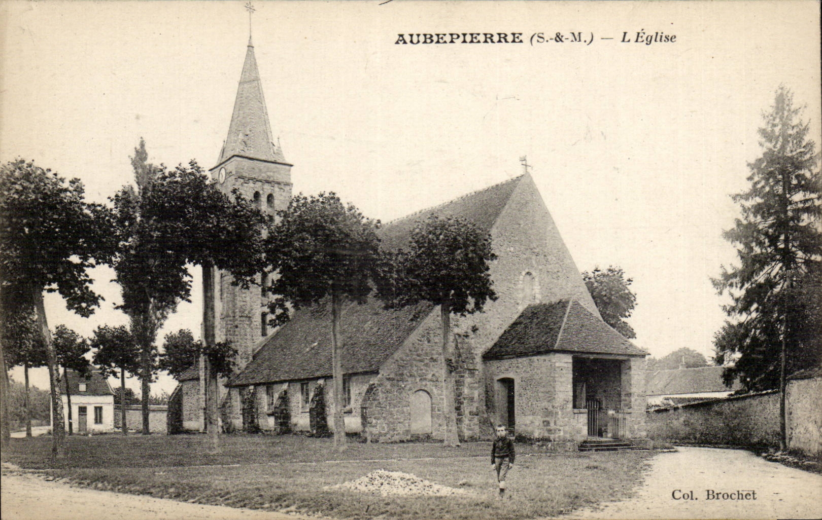 Aubepierre CPA the church