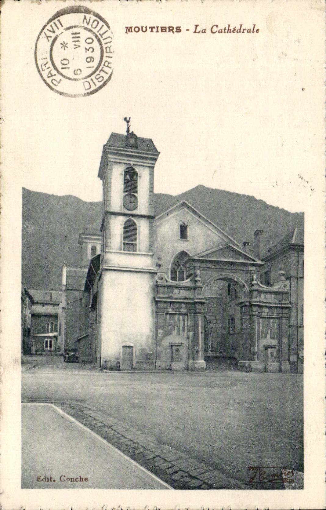 Moutiers CPA the cathedral