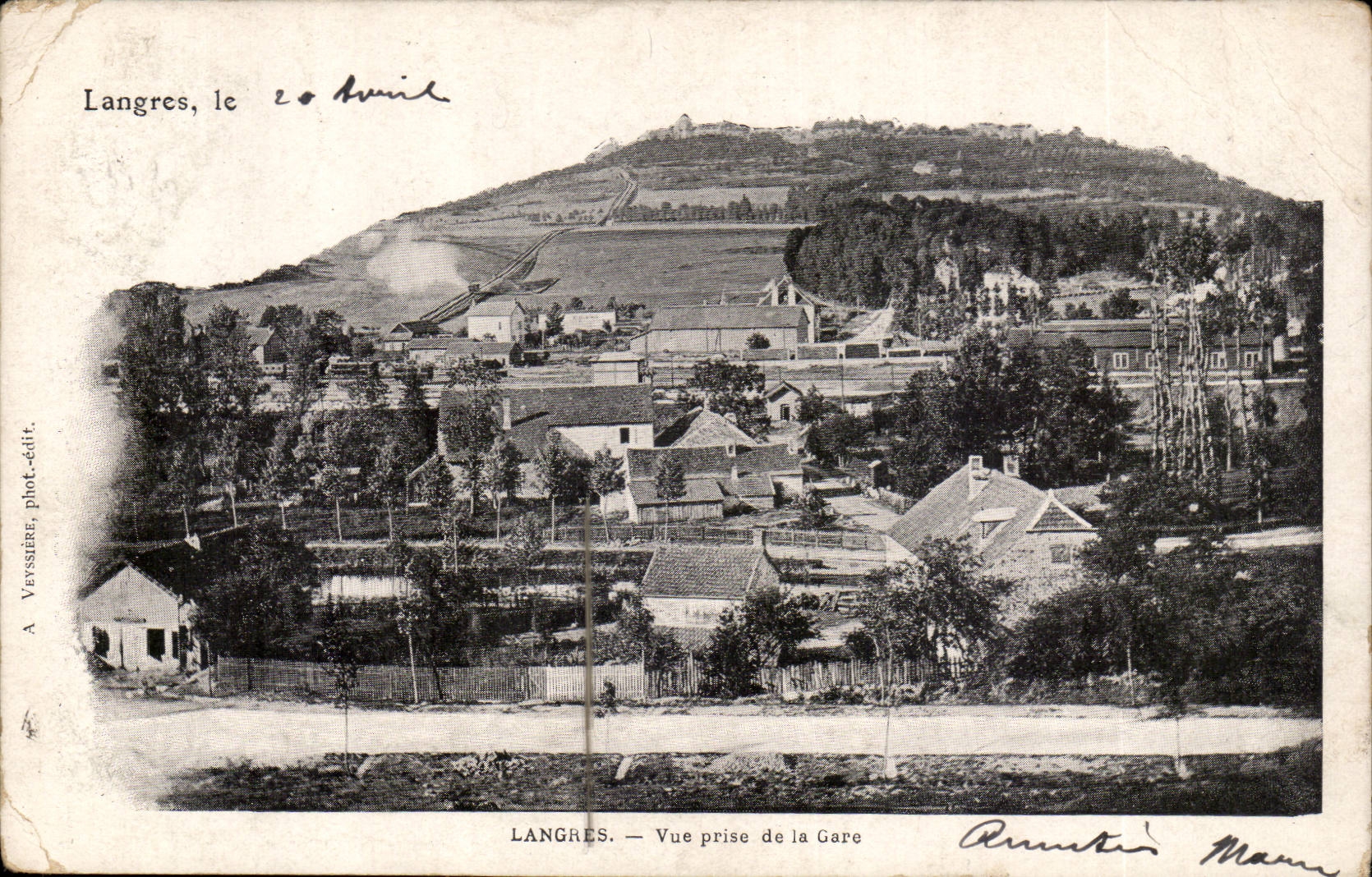 Langres CPA Seen from of the station
