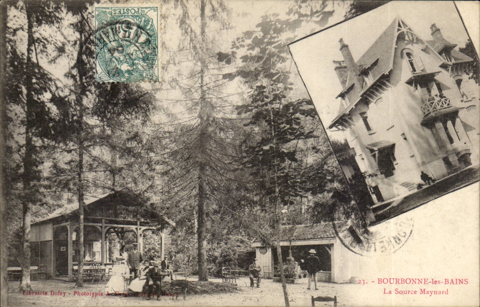 Bourbonne les Bains CPA La source Maynard