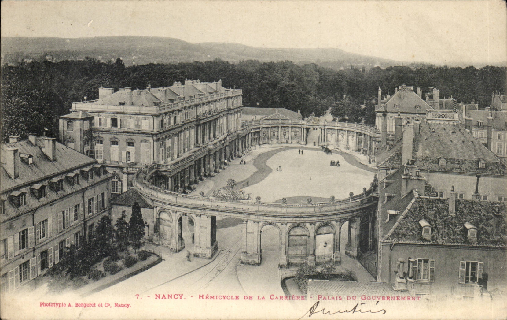 Nancy CPA Hemicycle de la carriere Palais du gouvernement