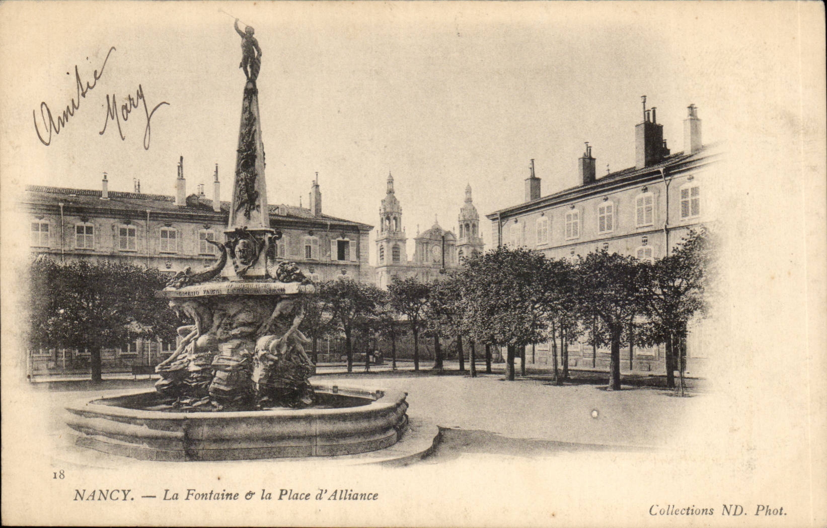 Nancy CPA Fontaine et place de l'Alliance