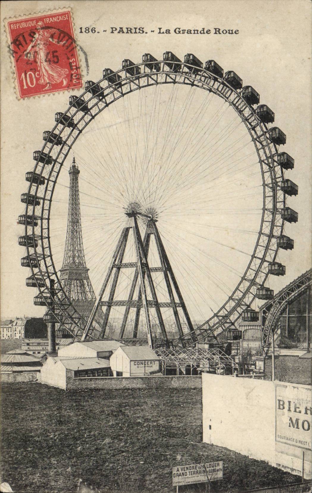 Paris CPA La grande roue