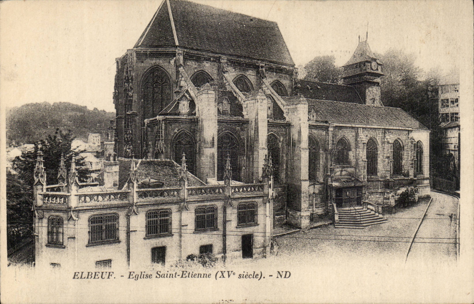 Elbeuf CPA Church Saint Etienne