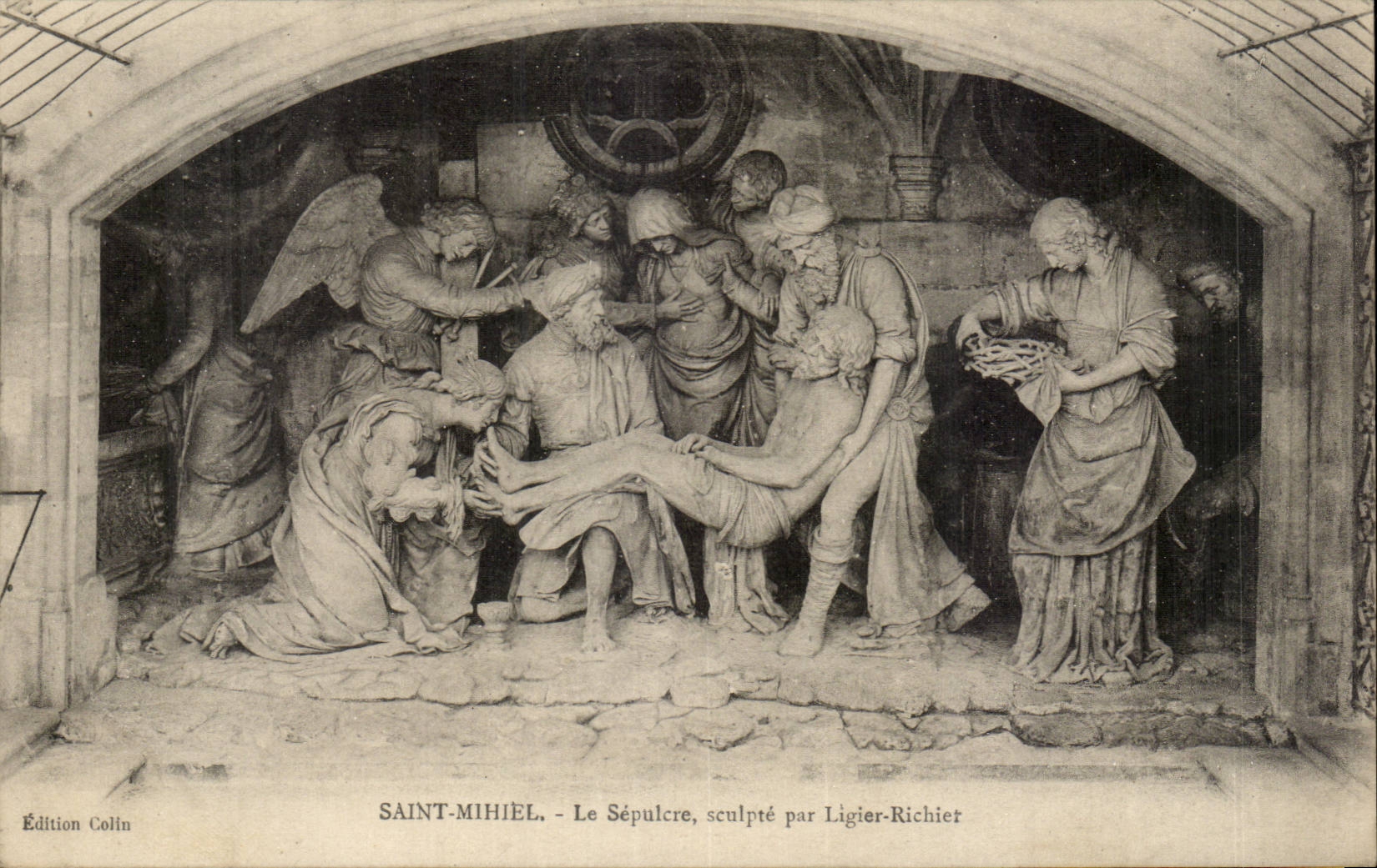 Saint Mihiel CPA the sepulchre Ligier Richier