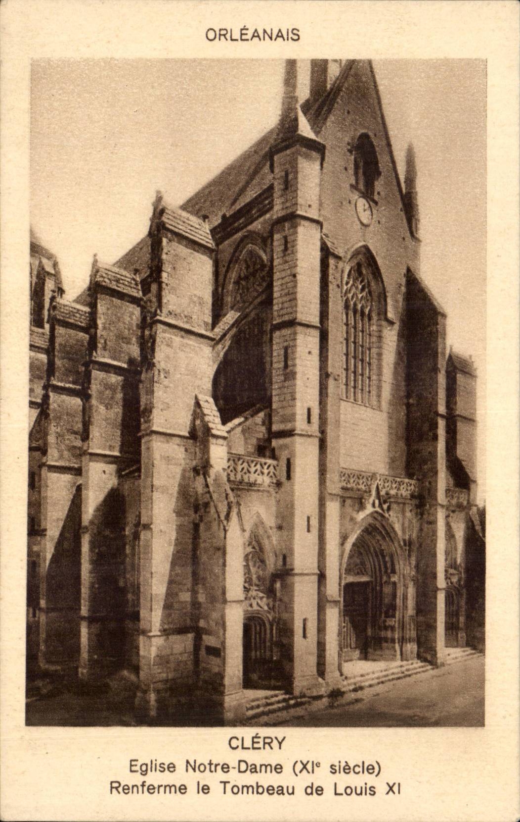Clery CPA Eglise Notre Dame Contains the tomb of Louis XI