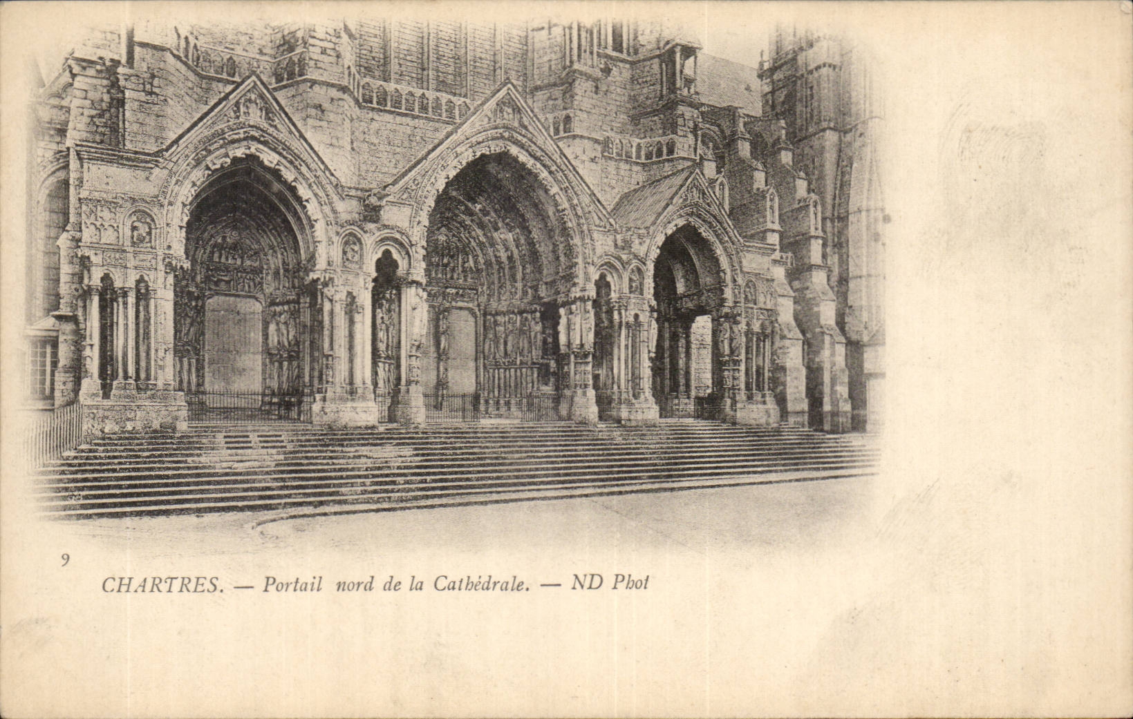 Northern Poitiers CPA Gate of the cathedral