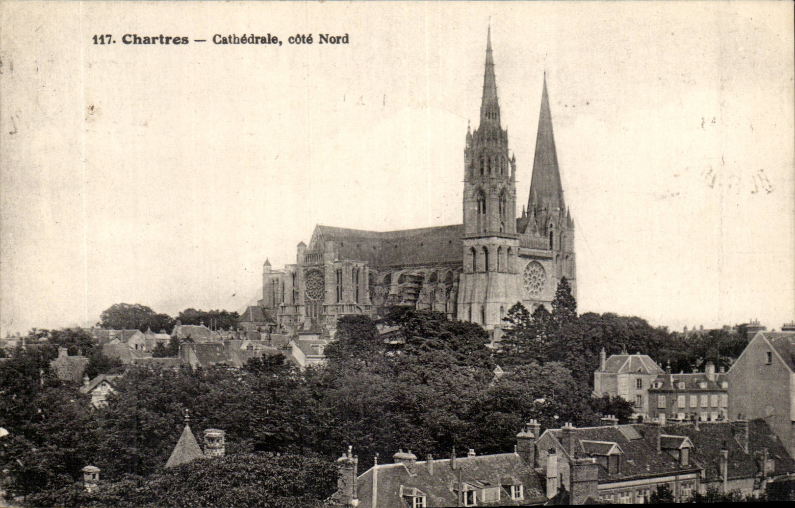 Chartres CPA Northern the Cotge cathedral