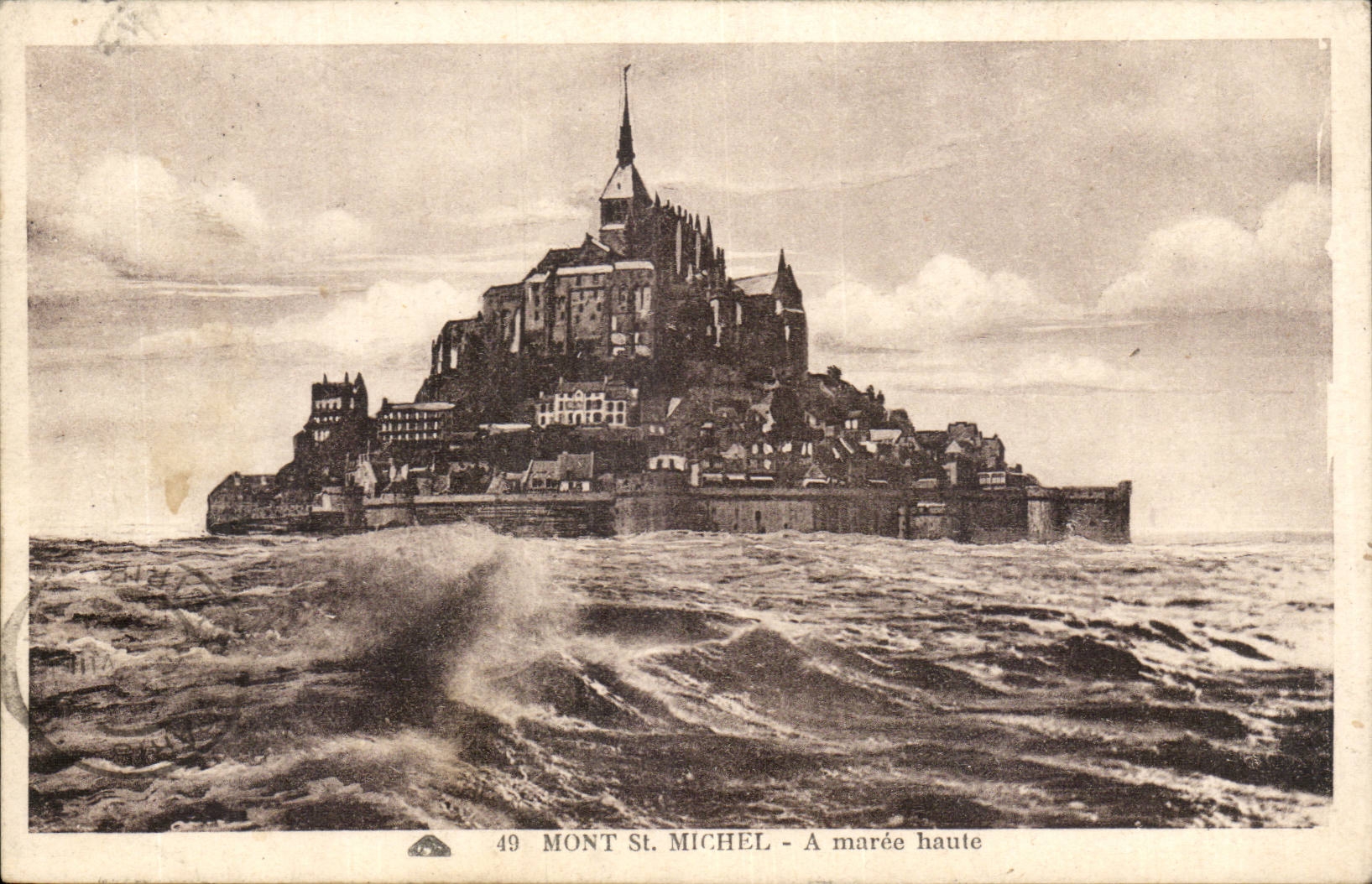 Mont Saint Michel CPA has high tide