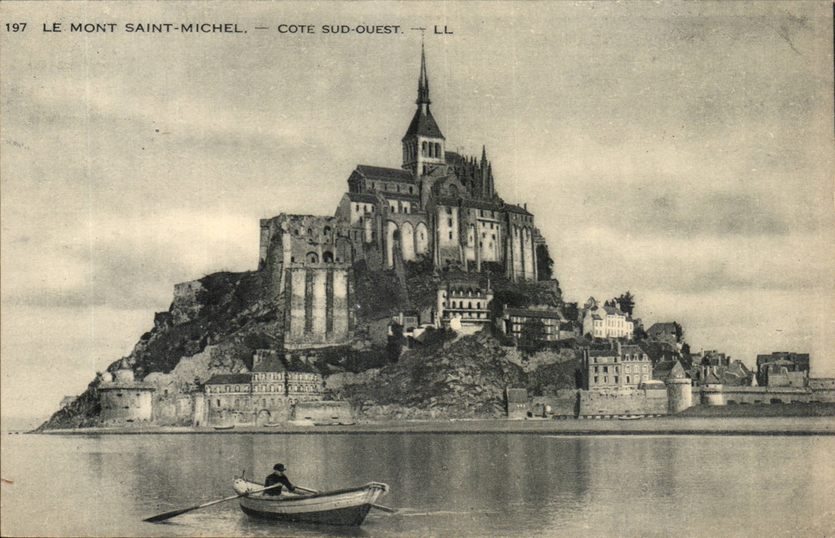 Mont Saint Michel CPA Dimensions Southern West (boat)