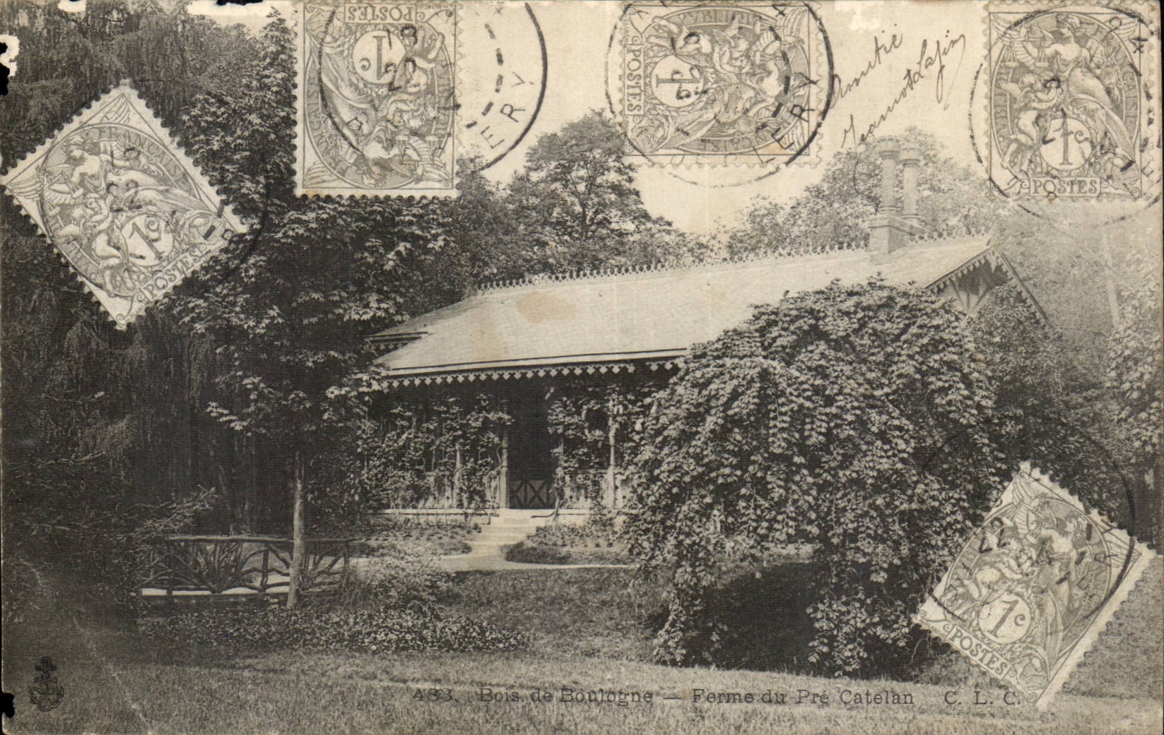 Bois de Boulogne CPA Closes Close Catelan