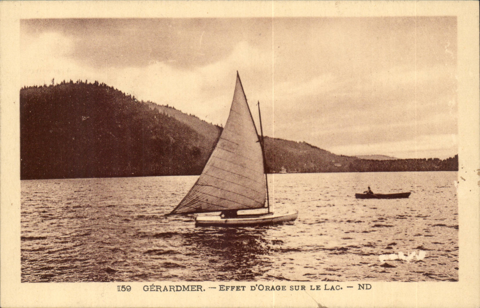 Gerardmer CPA Effect of storm on the lake