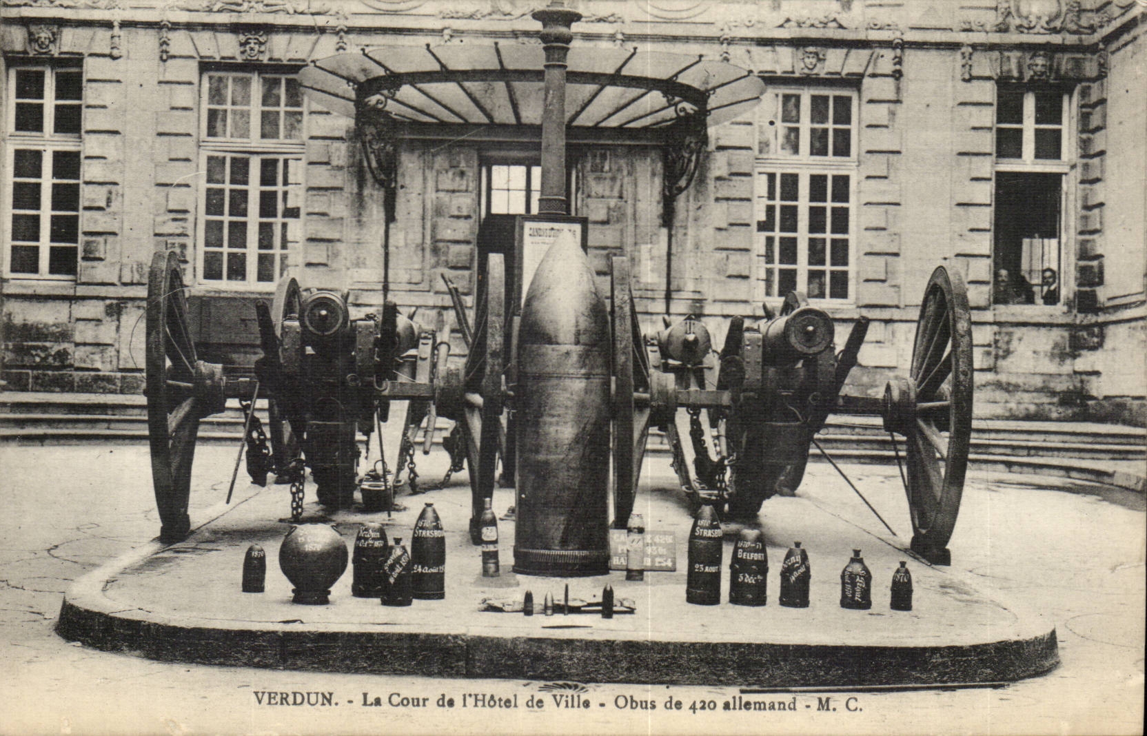 Gericht Verdun-CPA der Rathaus Oberteile von Deutschem 420