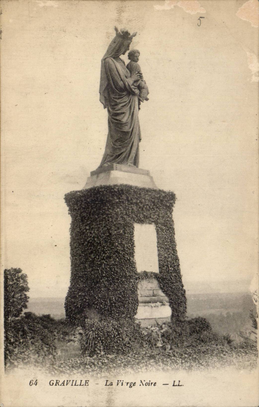 Le Havre CPA die schwarze Jungfrau