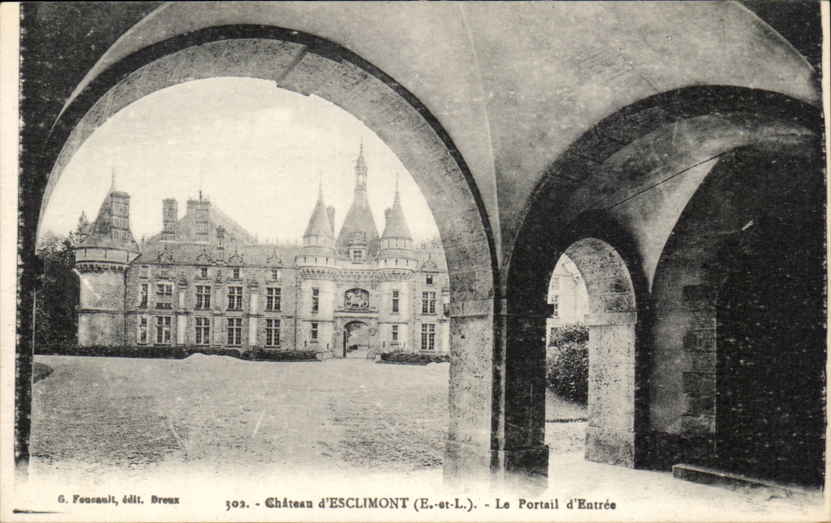 CPA Schloss von ESclimont das Gatter des Hereinkommens