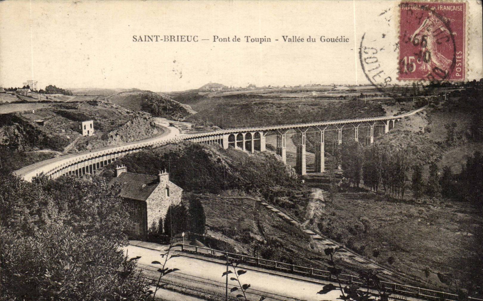 Saint Brieuc Bequeaths CPA Pont of Toupin Vallee of Gouedie