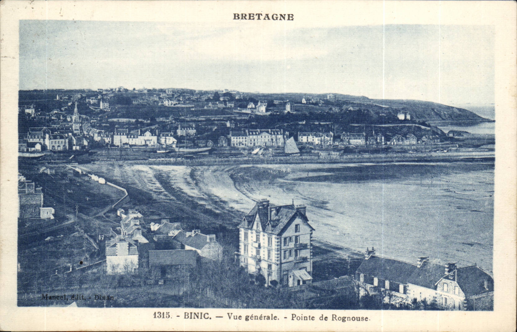 Binic CPA View Poine de Rognouse