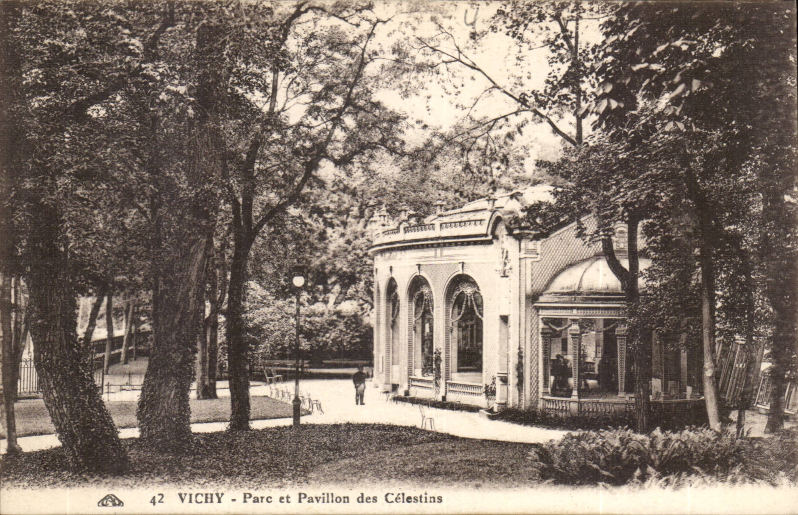 Vichy - Parc et Pavilon des Celestins - CPA 