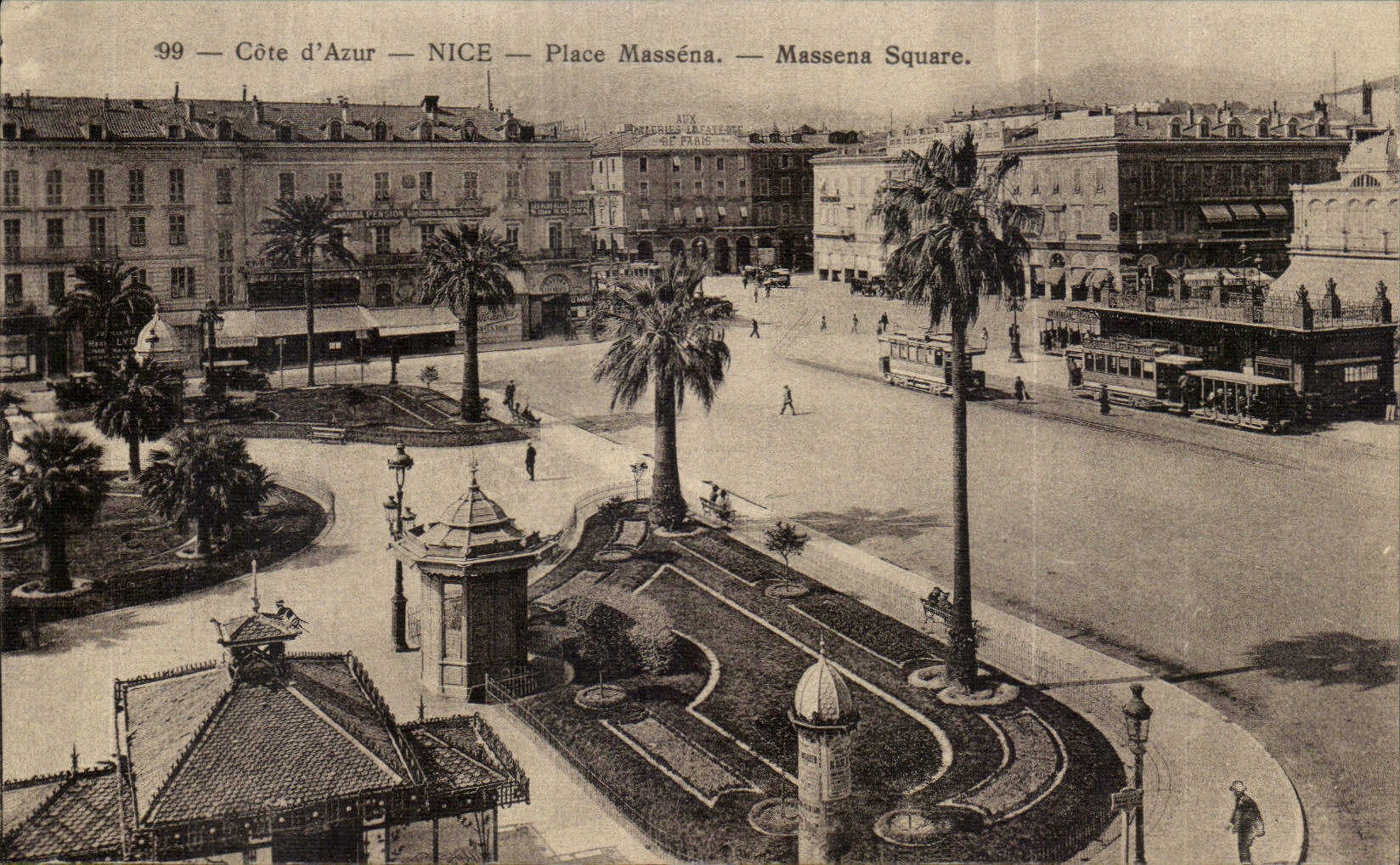 Nette Platze Massena - Massena Quadrat - CPA