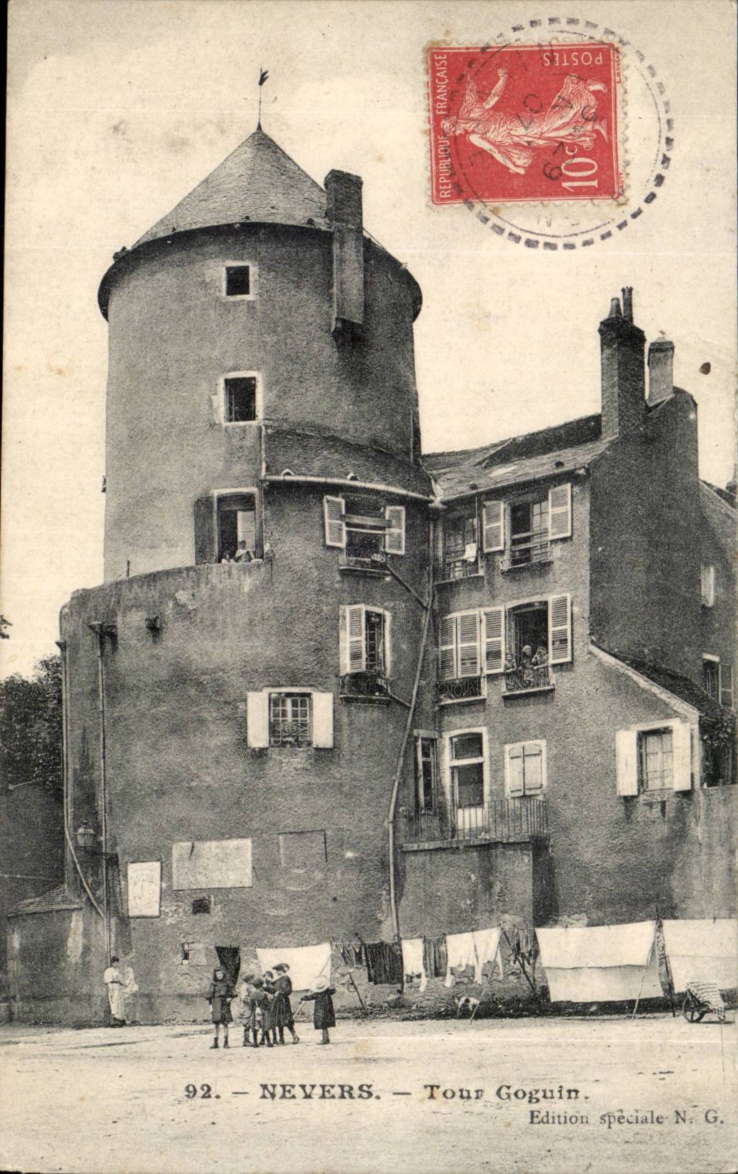 Nevers - Goguin Umdrehung - Kind - CPA