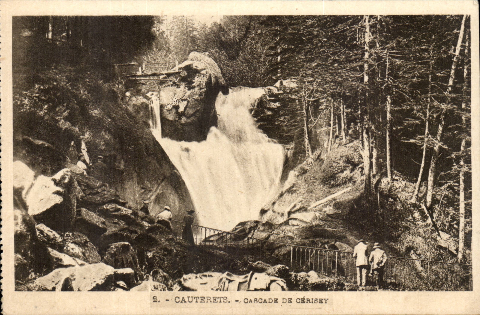 Cauterets CPA Cascades of the cErisey