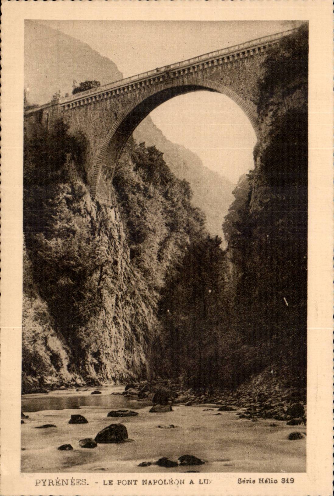 CPA the Napoleon bridge has Luz