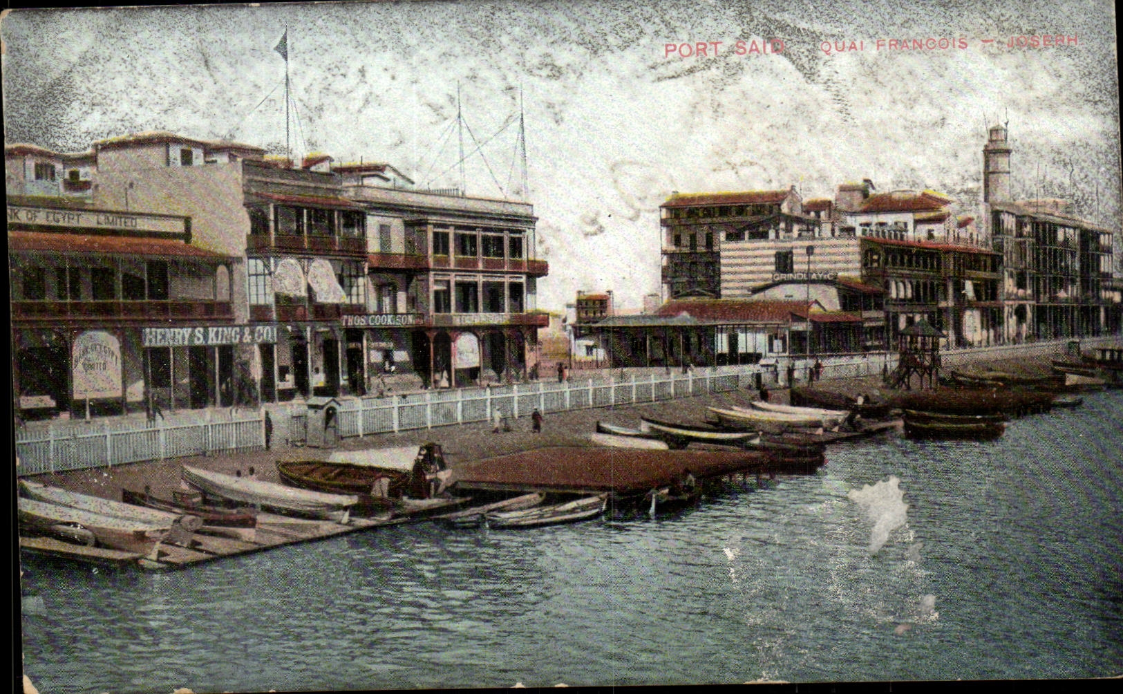 Afrique - Africa - Eygypte - Egypt - Port Said - - Quai Francois - bateau - CPA