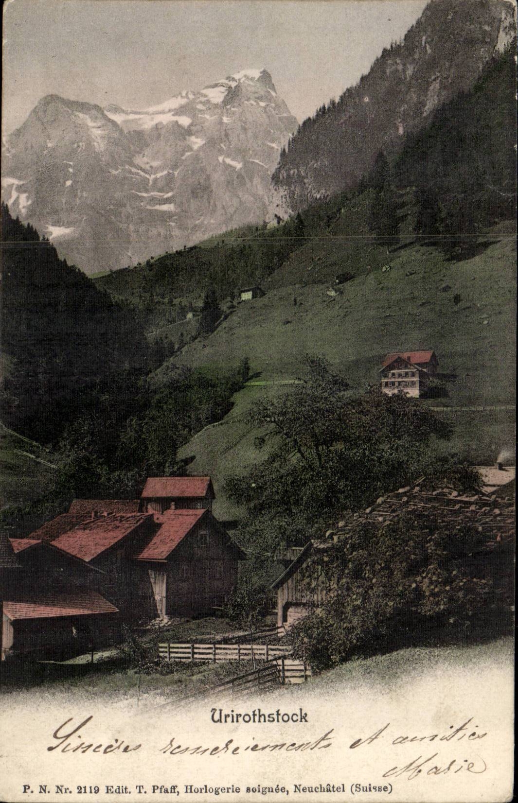 Suisse - Schweiz - urirothstock - CPA