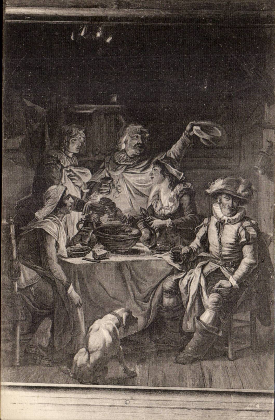 Pau - Chateu - Tapestry Goblins XVIII century - Henri IV in the Michaud Miller - CPA