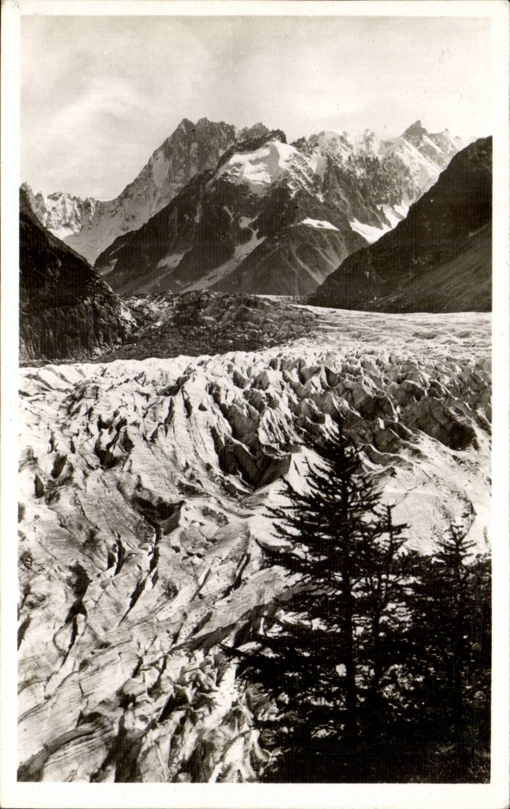 Chamonix - La Mer de Glace - 1935 - CPA 