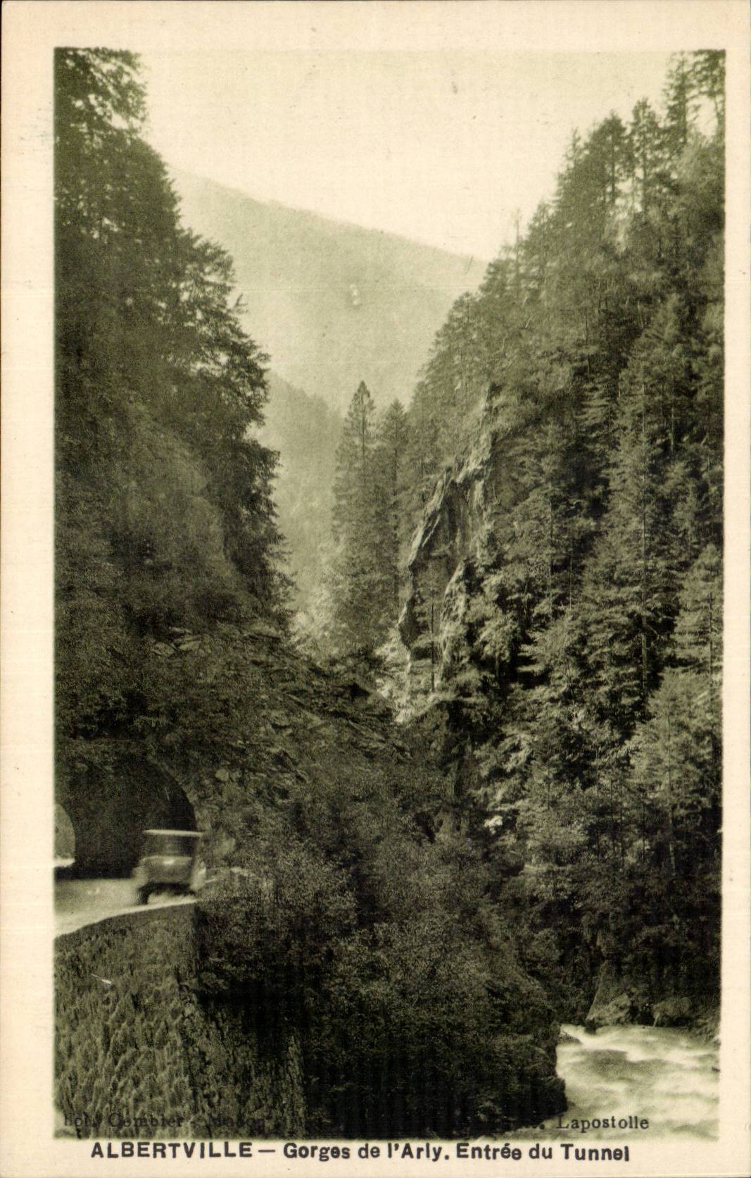 Surroundings of Albertville - Falls of Arly - Entrance of the Tunnel - CPA