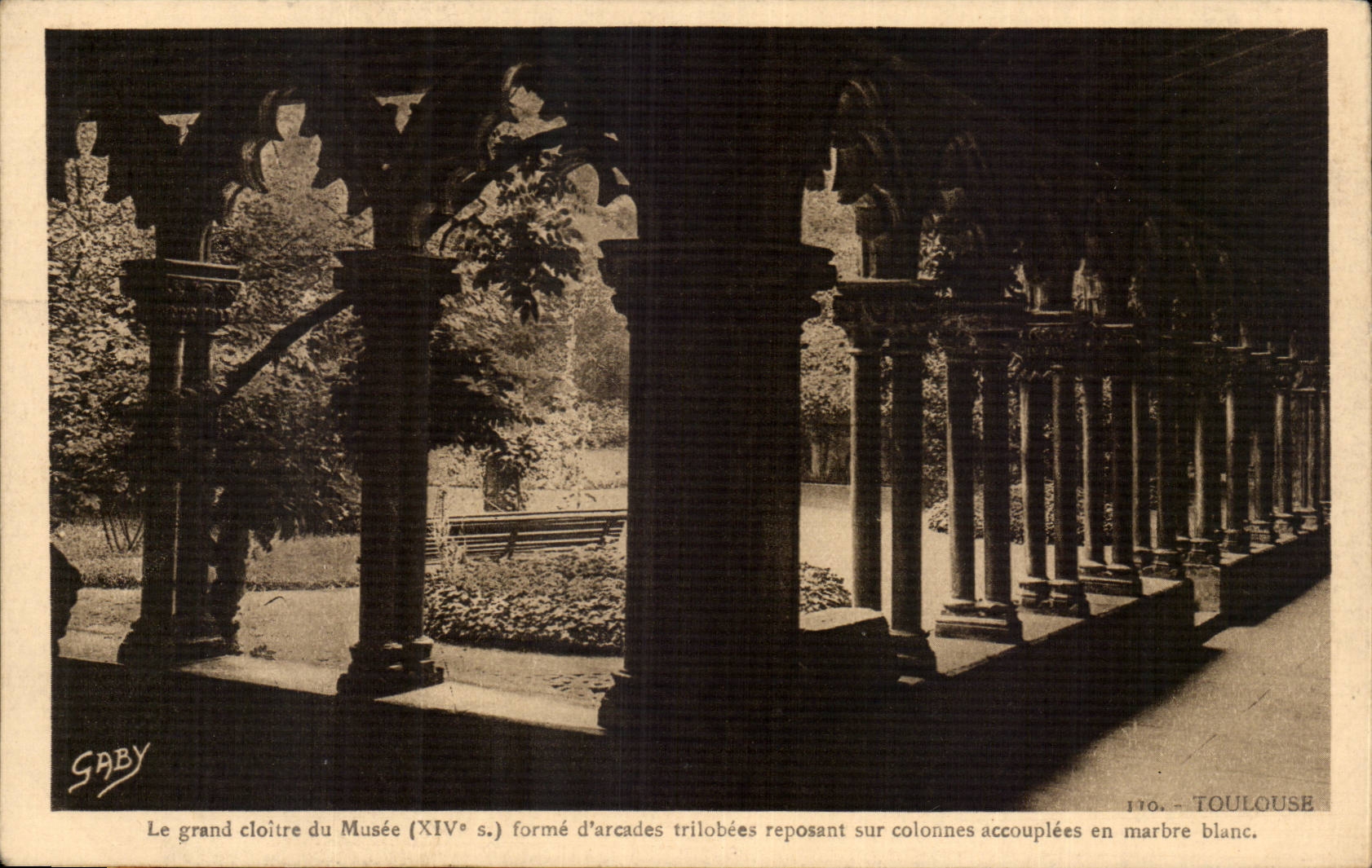 Toulouse - Le Grand Cloitre du Musee forme d'arcades - CPA 