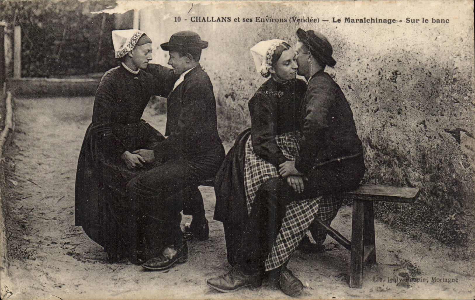 Challans and its surroundings CPA MAraichinage On the bench