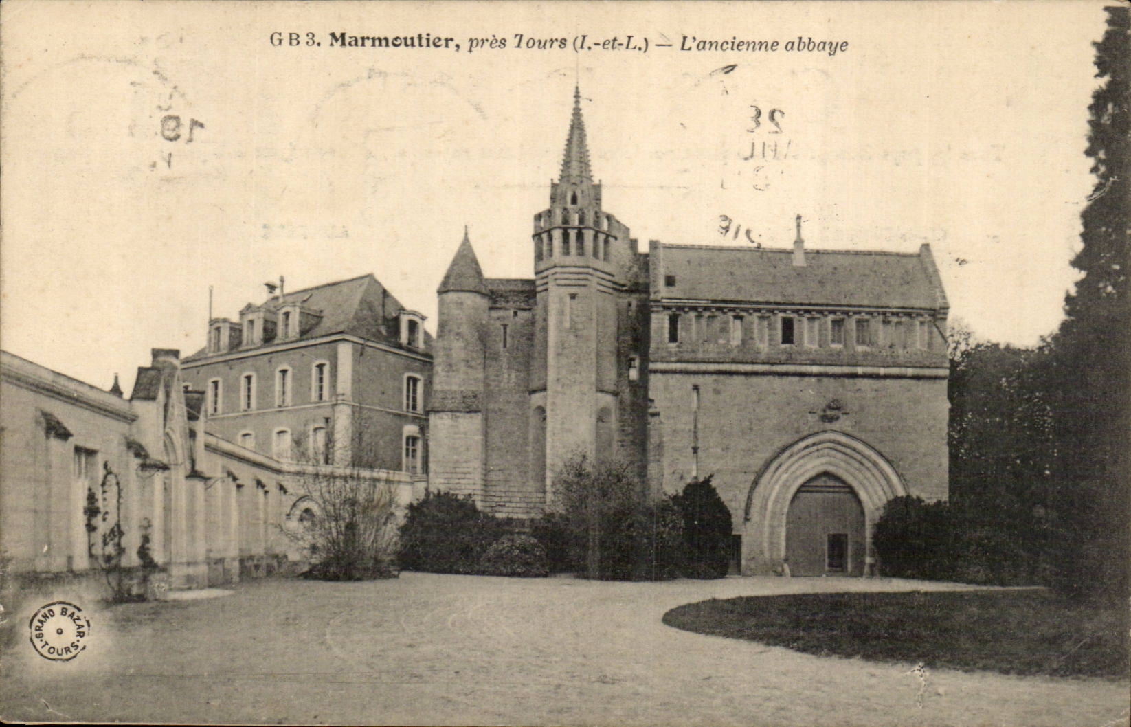 Marmoutier pres Tours CPA l'ancienne abbaye